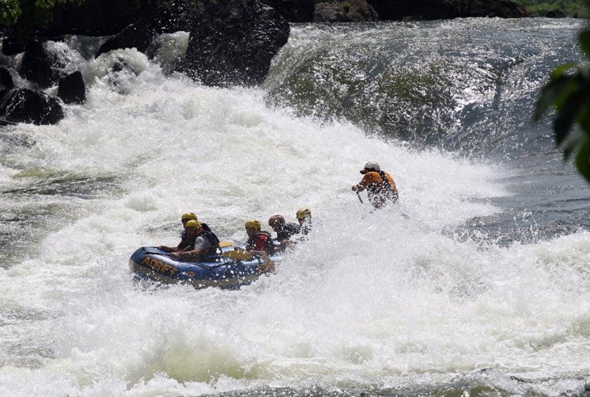 White Water Rafting on the Nile, Jinja, Eastern Uganda, Uganda